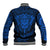 New Zealand Rugby Baseball Jacket Silver Fern All Black Mix Ta Moko Blue Style LT9 - Wonder Print Shop