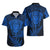 New Zealand Rugby Hawaiian Shirt Silver Fern All Black Mix Ta Moko Blue Style - Wonder Print Shop