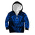 New Zealand Rugby Kid Hoodie Silver Fern All Black Mix Ta Moko Blue Style - Wonder Print Shop