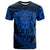 New Zealand Rugby T Shirt Silver Fern All Black Mix Ta Moko Blue Style - Wonder Print Shop