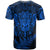 New Zealand Rugby T Shirt Silver Fern All Black Mix Ta Moko Blue Style - Wonder Print Shop