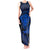 New Zealand Rugby Tank Maxi Dress Silver Fern All Black Mix Ta Moko Blue Style - Wonder Print Shop