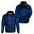 Personalised New Zealand Rugby Hoodie Silver Fern All Black Mix Ta Moko Blue Style - Wonder Print Shop