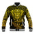 New Zealand Rugby Baseball Jacket Silver Fern All Black Mix Ta Moko Gold Style LT9 - Wonder Print Shop