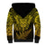 New Zealand Rugby Sherpa Hoodie Silver Fern All Black Mix Ta Moko Gold Style - Wonder Print Shop