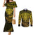 new-zealand-rugby-couples-matching-mermaid-dress-and-long-sleeve-button-shirts-silver-fern-all-black-mix-ta-moko-gold-style