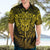 New Zealand Rugby Hawaiian Shirt Silver Fern All Black Mix Ta Moko Gold Style - Wonder Print Shop