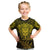 New Zealand Rugby Kid T Shirt Silver Fern All Black Mix Ta Moko Gold Style - Wonder Print Shop