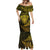 New Zealand Rugby Mermaid Dress Silver Fern All Black Mix Ta Moko Gold Style - Wonder Print Shop