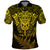 New Zealand Rugby Polo Shirt Silver Fern All Black Mix Ta Moko Gold Style - Wonder Print Shop