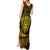 New Zealand Rugby Tank Maxi Dress Silver Fern All Black Mix Ta Moko Gold Style - Wonder Print Shop