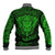 New Zealand Rugby Baseball Jacket Silver Fern All Black Mix Ta Moko Green Style LT9 - Wonder Print Shop