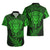 New Zealand Rugby Hawaiian Shirt Silver Fern All Black Mix Ta Moko Green Style - Wonder Print Shop