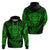 New Zealand Rugby Hoodie Silver Fern All Black Mix Ta Moko Green Style - Wonder Print Shop