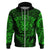 New Zealand Rugby Hoodie Silver Fern All Black Mix Ta Moko Green Style - Wonder Print Shop