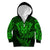 New Zealand Rugby Kid Hoodie Silver Fern All Black Mix Ta Moko Green Style - Wonder Print Shop