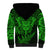 New Zealand Rugby Sherpa Hoodie Silver Fern All Black Mix Ta Moko Green Style - Wonder Print Shop