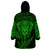 New Zealand Rugby Wearable Blanket Hoodie Silver Fern All Black Mix Ta Moko Green Style - Wonder Print Shop