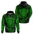 New Zealand Rugby Hoodie Silver Fern All Black Mix Ta Moko Green Style - Wonder Print Shop