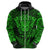 New Zealand Rugby Hoodie Silver Fern All Black Mix Ta Moko Green Style - Wonder Print Shop