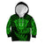 New Zealand Rugby Kid Hoodie Silver Fern All Black Mix Ta Moko Green Style - Wonder Print Shop