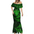 New Zealand Rugby Mermaid Dress Silver Fern All Black Mix Ta Moko Green Style - Wonder Print Shop