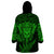 New Zealand Rugby Wearable Blanket Hoodie Silver Fern All Black Mix Ta Moko Green Style - Wonder Print Shop