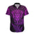 New Zealand Rugby Hawaiian Shirt Silver Fern All Black Mix Ta Moko Purple Style - Wonder Print Shop