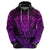 New Zealand Rugby Hoodie Silver Fern All Black Mix Ta Moko Purple Style - Wonder Print Shop