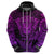 New Zealand Rugby Hoodie Silver Fern All Black Mix Ta Moko Purple Style - Wonder Print Shop