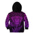 New Zealand Rugby Kid Hoodie Silver Fern All Black Mix Ta Moko Purple Style - Wonder Print Shop