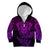 New Zealand Rugby Kid Hoodie Silver Fern All Black Mix Ta Moko Purple Style - Wonder Print Shop