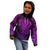 New Zealand Rugby Kid Hoodie Silver Fern All Black Mix Ta Moko Purple Style - Wonder Print Shop