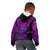 New Zealand Rugby Kid Hoodie Silver Fern All Black Mix Ta Moko Purple Style - Wonder Print Shop