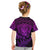 New Zealand Rugby Kid T Shirt Silver Fern All Black Mix Ta Moko Purple Style - Wonder Print Shop