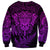 New Zealand Rugby Sweatshirt Silver Fern All Black Mix Ta Moko Purple Style - Wonder Print Shop