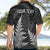 Personalised New Zealand Rugby Hawaiian Shirt Aotearoa Ka Mate Haka All Black Mix Ta Moko White Style - Wonder Print Shop