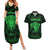 Personalised New Zealand Rugby Couples Matching Summer Maxi Dress and Hawaiian Shirt Aotearoa Ka Mate Haka All Black Mix Ta Moko Green Style LT9 - Wonder Print Shop