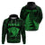 Personalised New Zealand Rugby Hoodie Aotearoa Ka Mate Haka All Black Mix Ta Moko Green Style - Wonder Print Shop