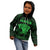 Personalised New Zealand Rugby Kid Hoodie Aotearoa Ka Mate Haka All Black Mix Ta Moko Green Style - Wonder Print Shop