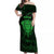 Personalised New Zealand Rugby Off Shoulder Maxi Dress Aotearoa Ka Mate Haka All Black Mix Ta Moko Green Style - Wonder Print Shop