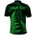 Personalised New Zealand Rugby Polo Shirt Aotearoa Ka Mate Haka All Black Mix Ta Moko Green Style - Wonder Print Shop