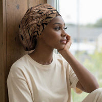 Africa Tiger Mix Dashiki Tribal Pattern Easy Headwrap