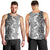 Africa Zebra Mix Paisley Tribal Pattern Men Tank Top - Wonder Print Shop