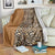 Africa Leopard Mix Native Tribal Pattern Blanket