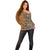 Africa Leopard Mix Native Tribal Pattern Off Shoulder Sweater - Wonder Print Shop