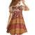 Africa Tribal Traditional Pattern Family Matching Mermaid Dress and Hawaiian Shirt Beige Motif LT9 - Wonder Print Shop