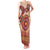 Africa Tribal Traditional Pattern Family Matching Tank Maxi Dress and Hawaiian Shirt Beige Motif - Wonder Print Shop