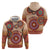 Africa Tribal Traditional Pattern Hoodie Beige Motif - Wonder Print Shop