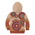 Africa Tribal Traditional Pattern Kid Hoodie Beige Motif - Wonder Print Shop